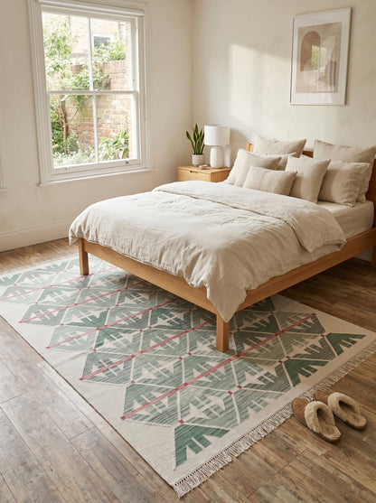 Bauhaus Style Abstract Carpet for Living Room, Minimalist Area Rug