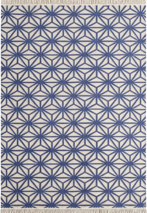 Geometric Cotton Wool Rug for Living Room and Bedroom