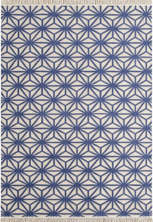 Geometric Cotton Wool Rug for Living Room and Bedroom