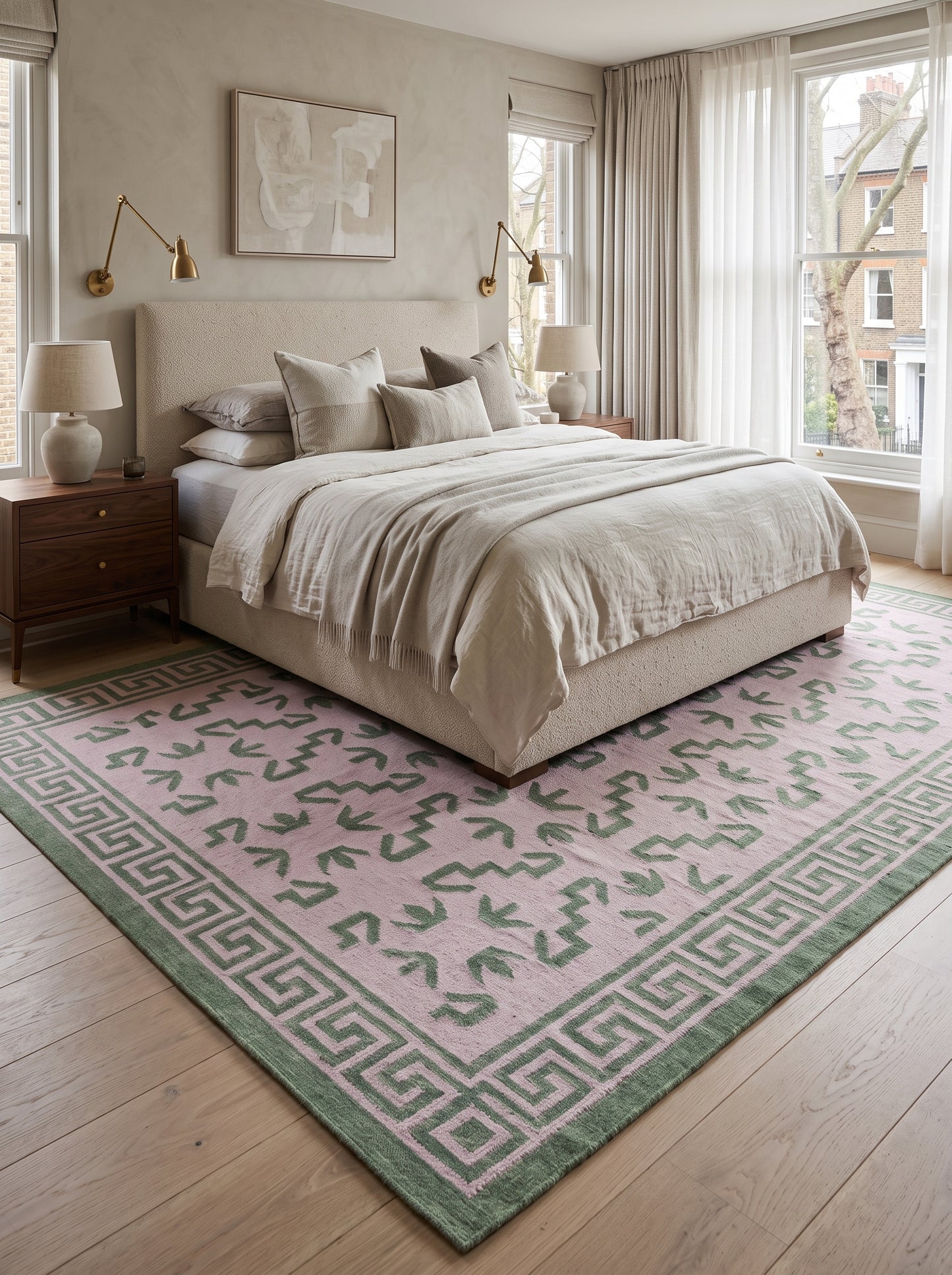 Home Decor Blush Aegean Totem Custom Size rug