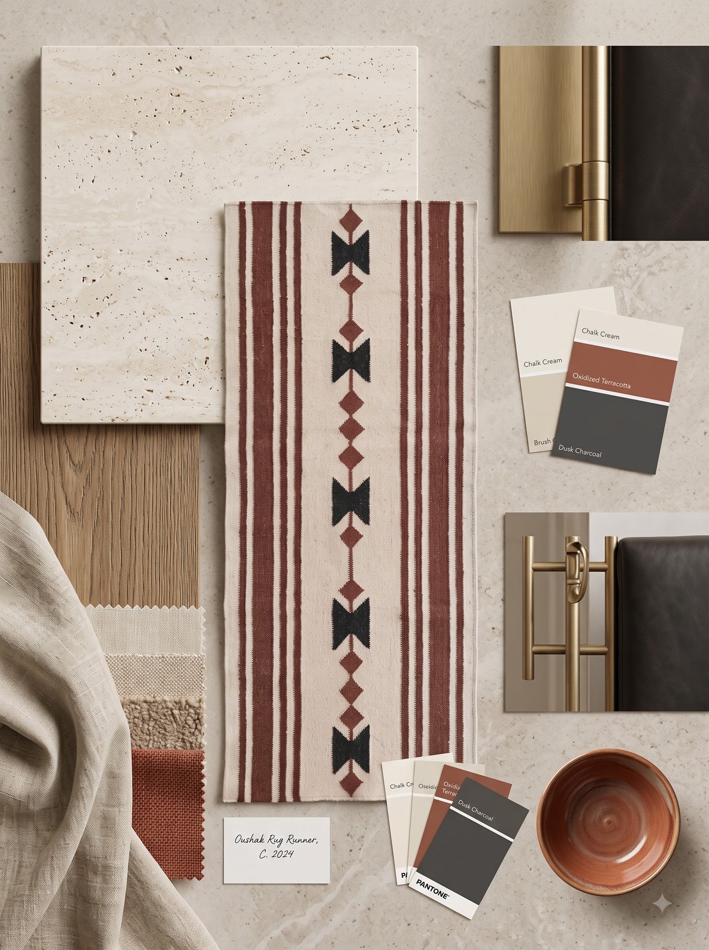Southwestern Cotton Wool Runner Rug Handmade Flatweave Hallway Runner
