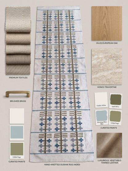Cotton Wool Runner Rug Handmade Flatweave Hallway Runner