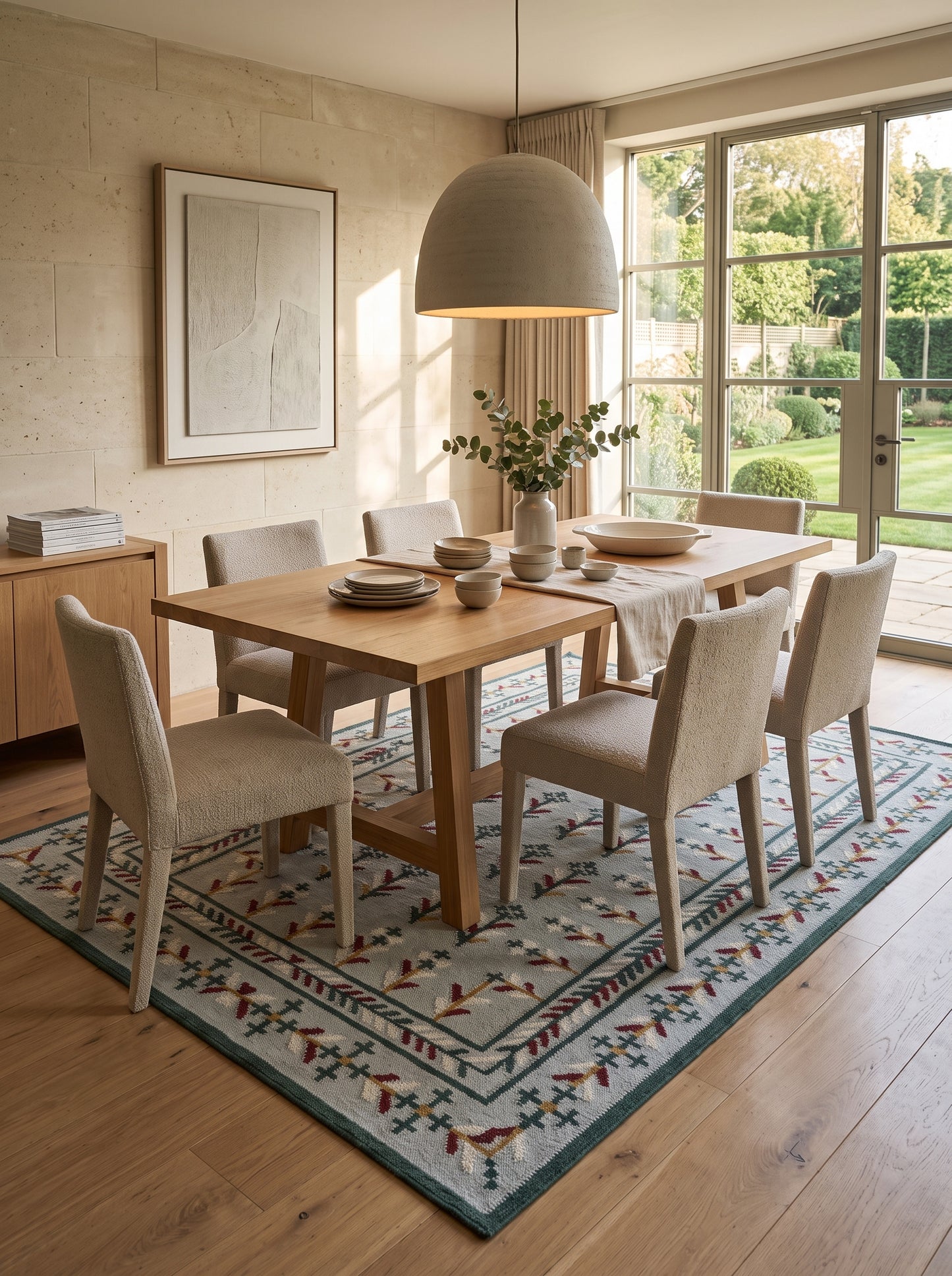 Nova Botanical Patterned Accent Rug