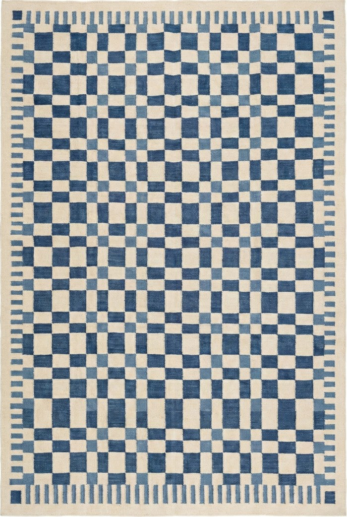 Modern Bohemian Flatweave Rug, Geometric Wool Area Rug
