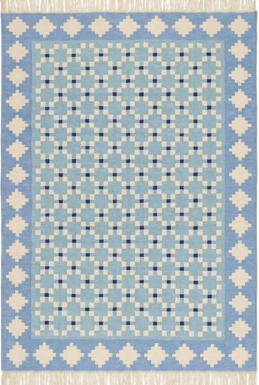 Handwoven Pastel Southwestern Style Area Rug
