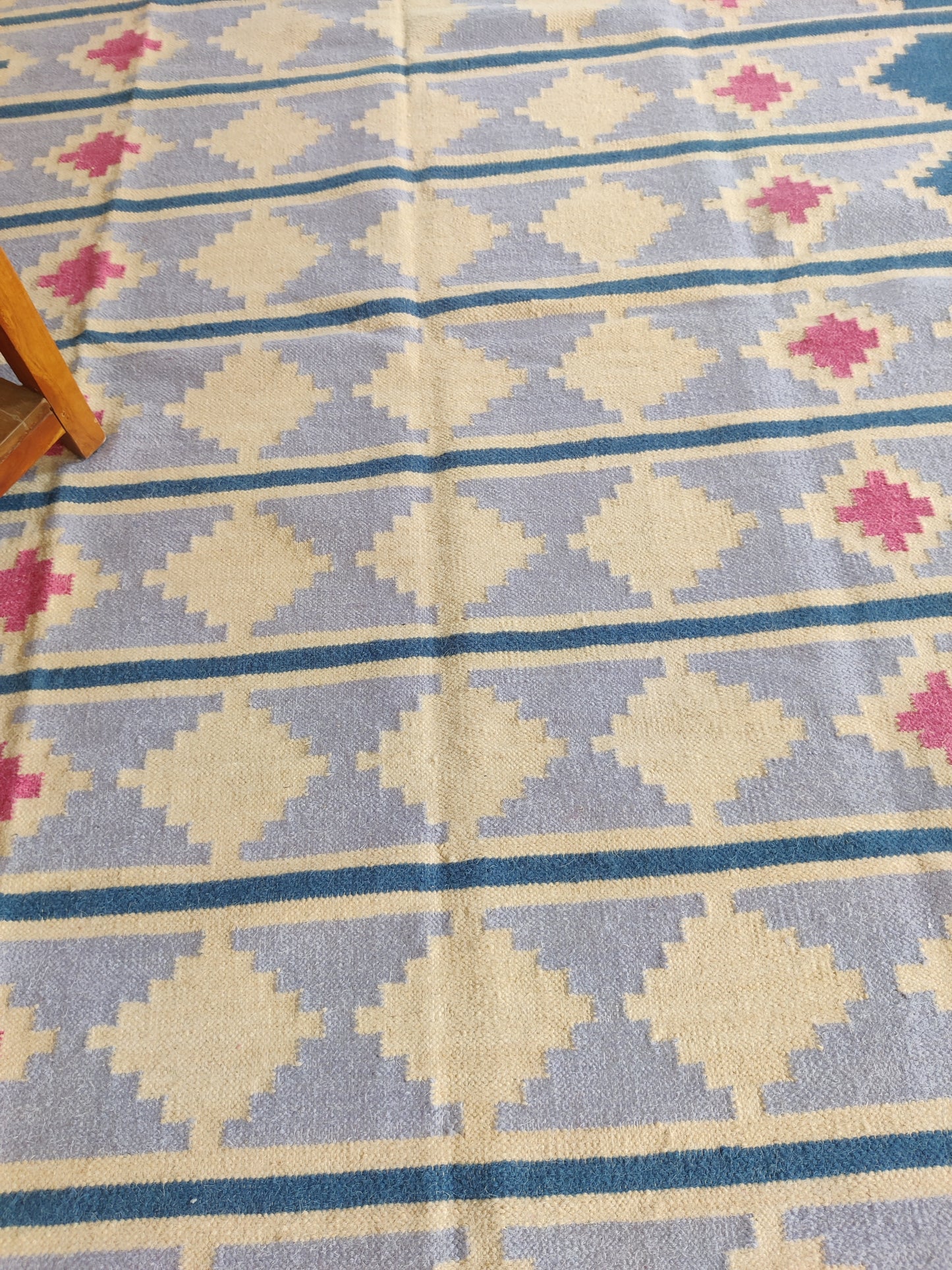 Scandinavian Tribal  Wool Area Rug