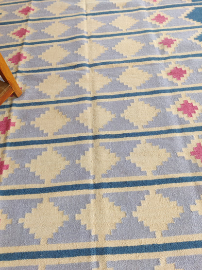 Scandinavian Tribal  Wool Area Rug