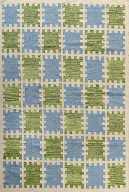 Scandinavian Geometric Kilim