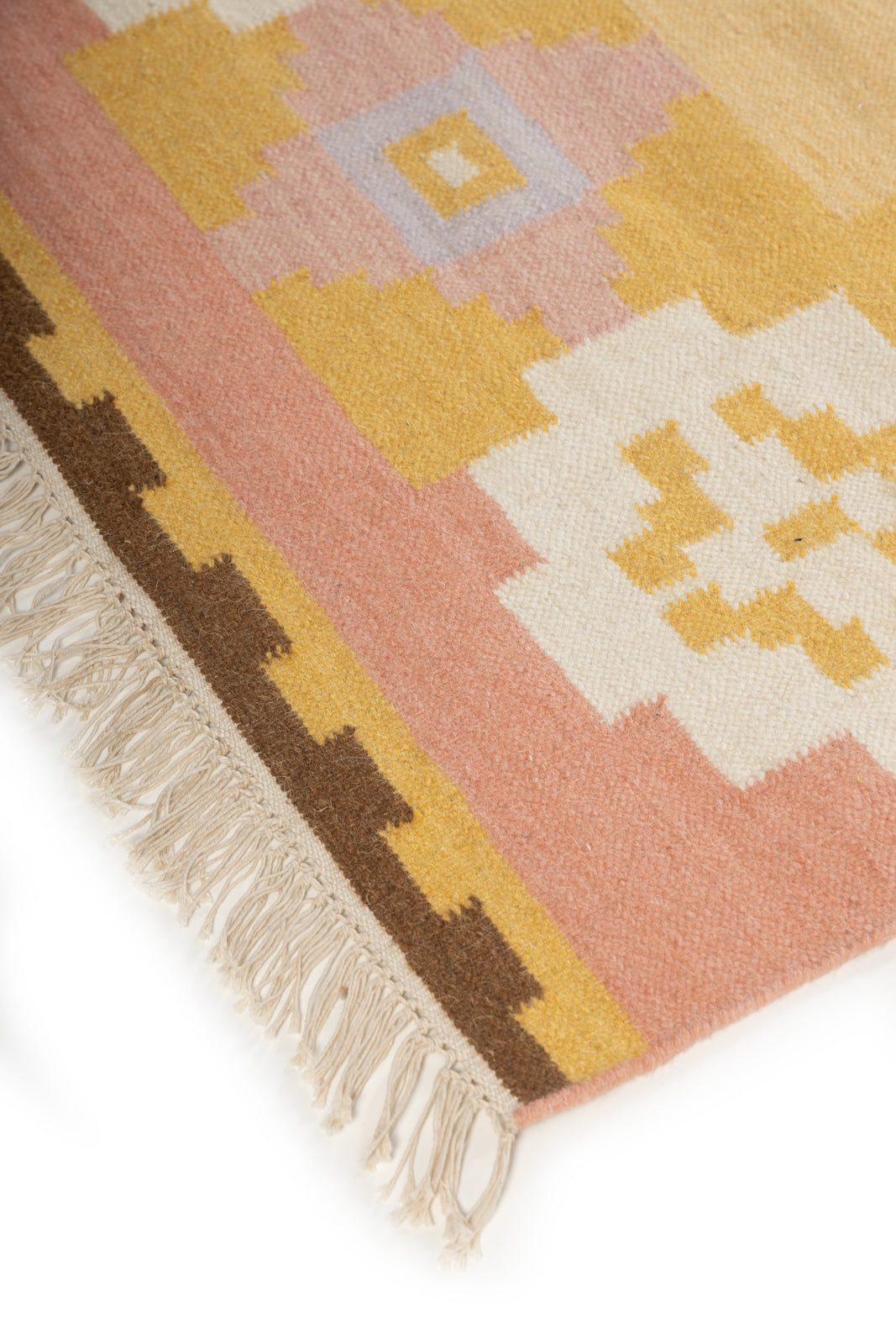 Golden Heritage Border  Wool Area Rug