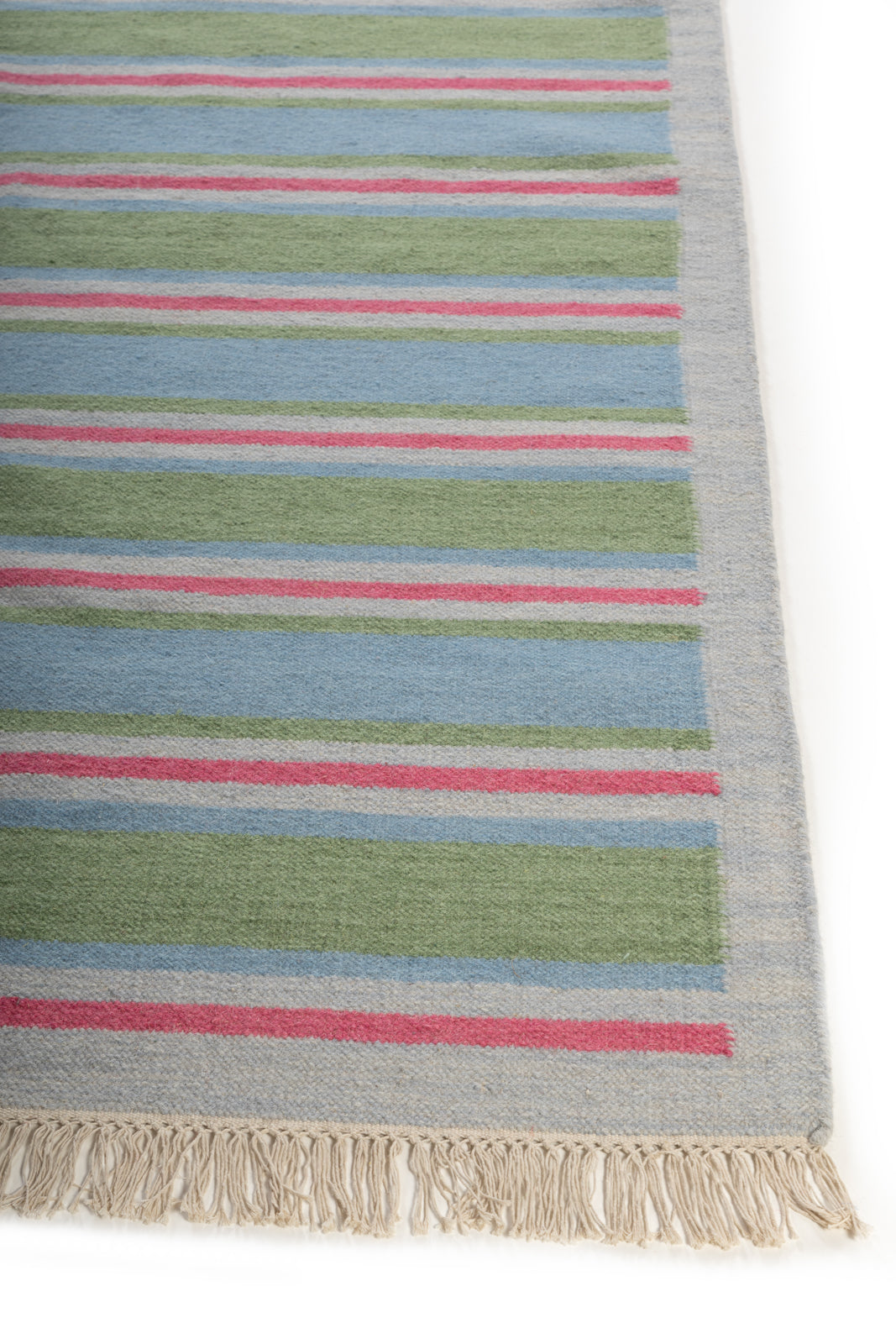 Coastal Stripe Wool Area Rug