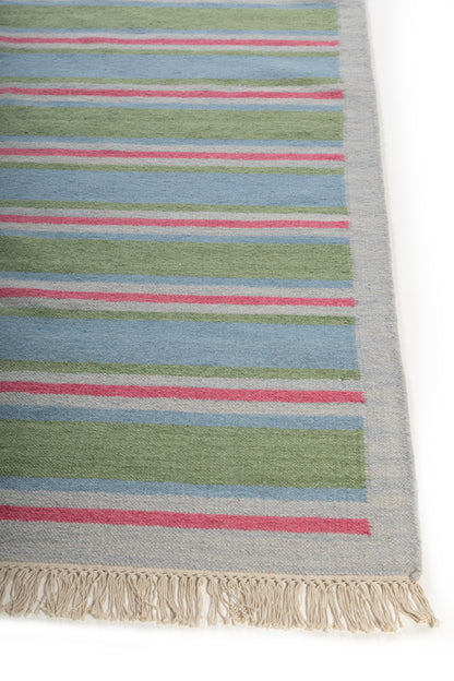 Coastal Stripe Wool Area Rug