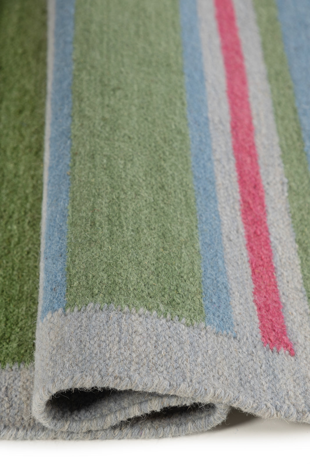 Coastal Stripe Wool Area Rug
