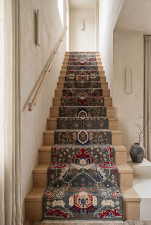 Handmade Oriental Hand Knotted Wool Oushak Runner Rug