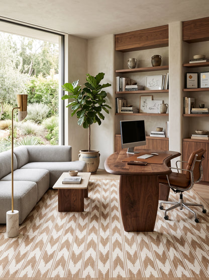 Handmade Flatweave Dhurrie Modern Cotton Rug