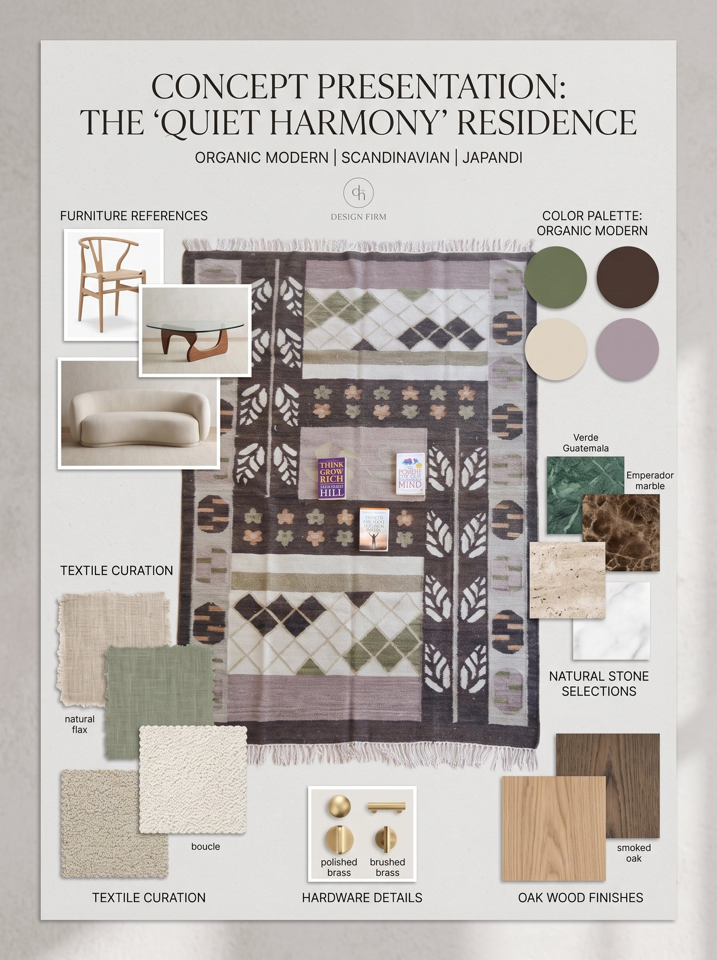 Earth Tone Geometric and Tribal Motif Area Rug