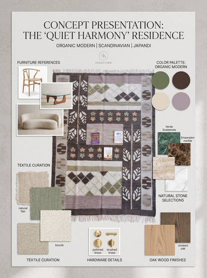 Earth Tone Geometric and Tribal Motif Area Rug