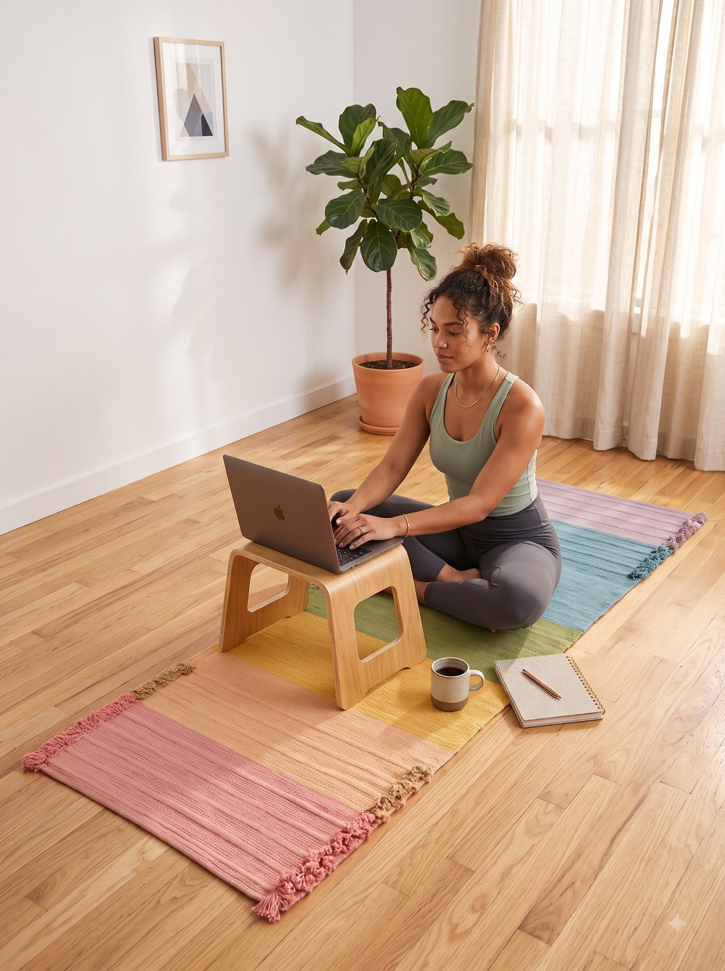 Chakra Energy Herbal Yoga Mat