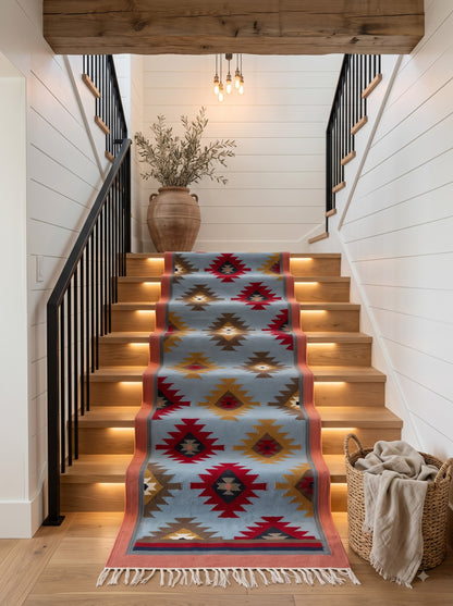 Colorful Cotton Runner Colorful Diamond Runner