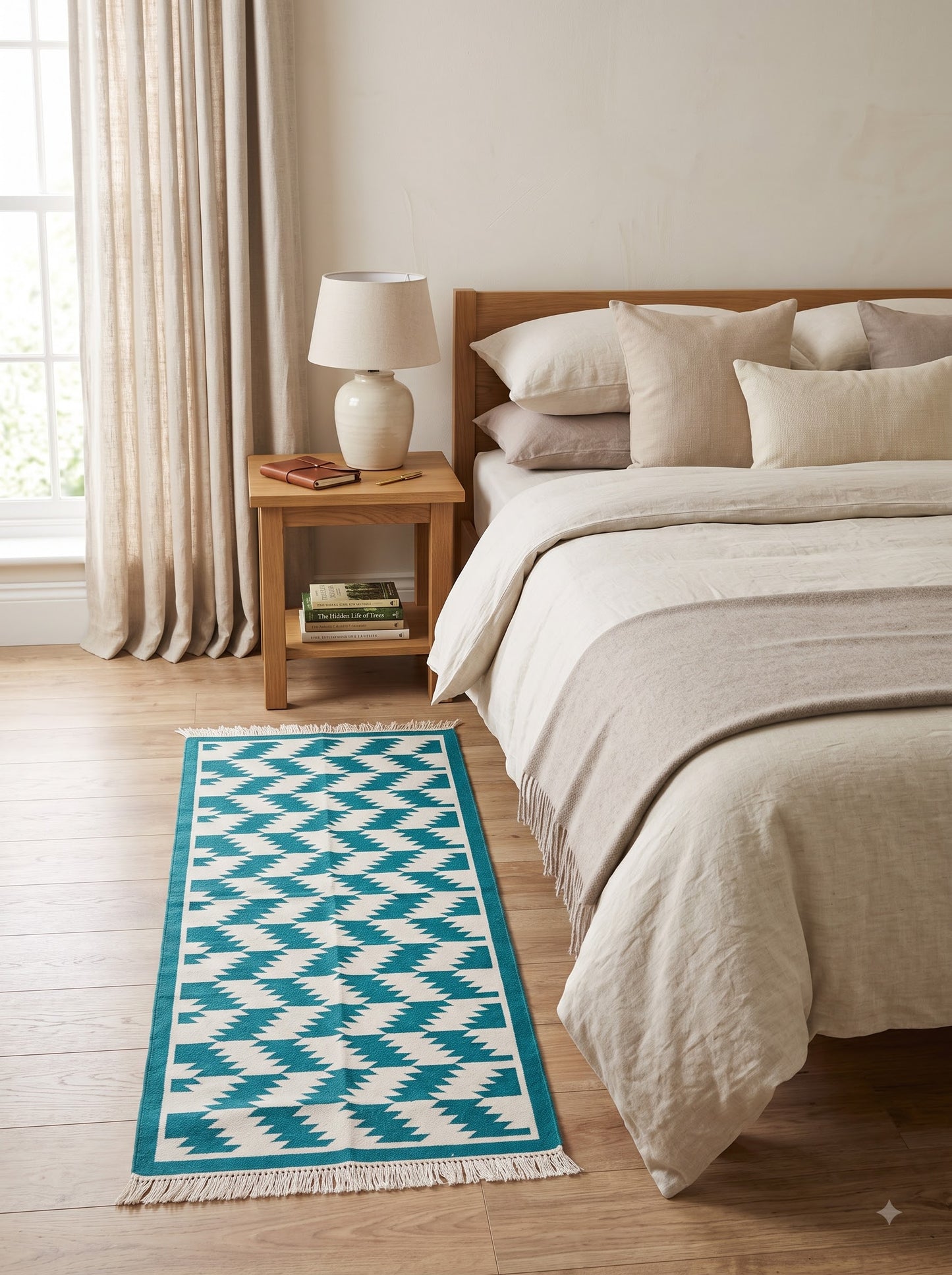Geometric Design Runner Rug  Kitchen Runner Rug