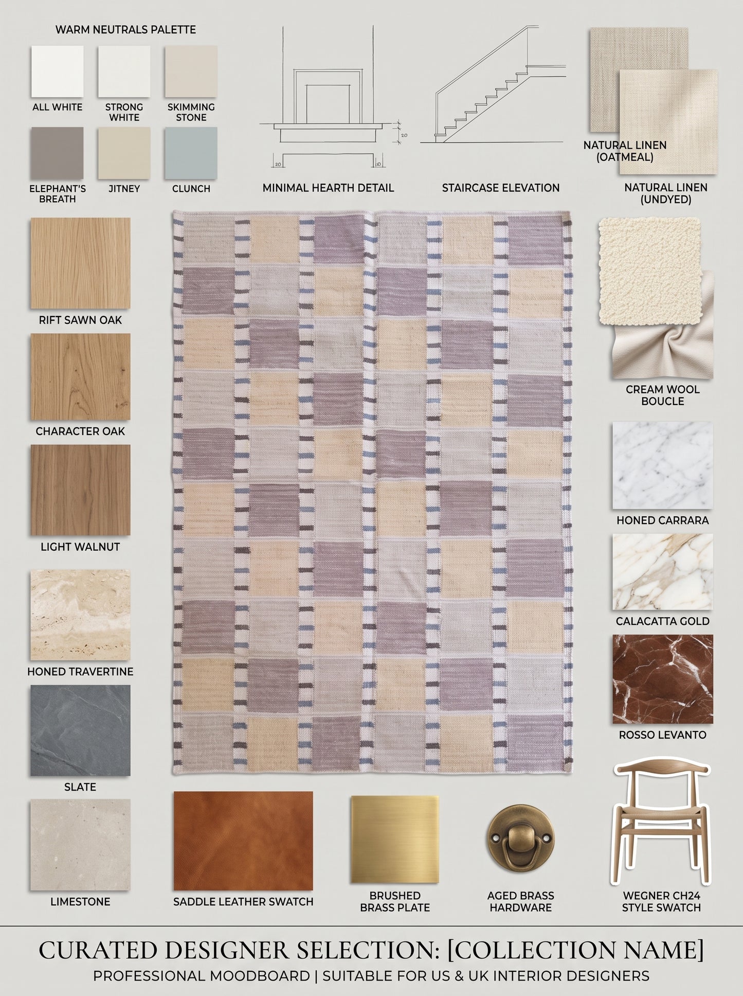Pastel Checkerboard Horizon Pastel Grid Dhurrie Rug