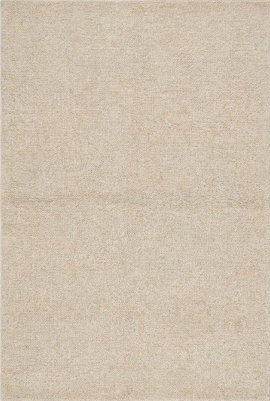 Scandinavian Style Minimalist Off-White Wool handloom Carpet
