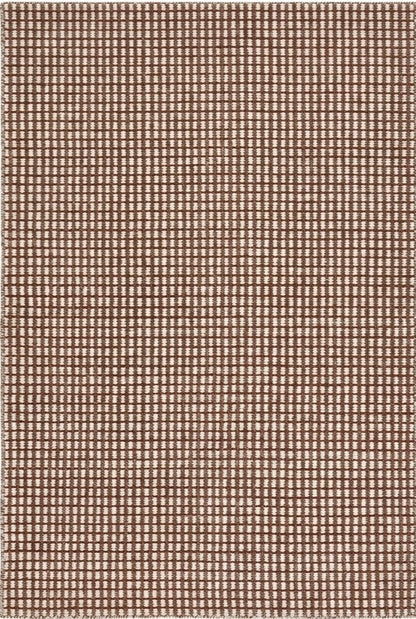 The Rustic Check Authentic Wool Handloom Rug