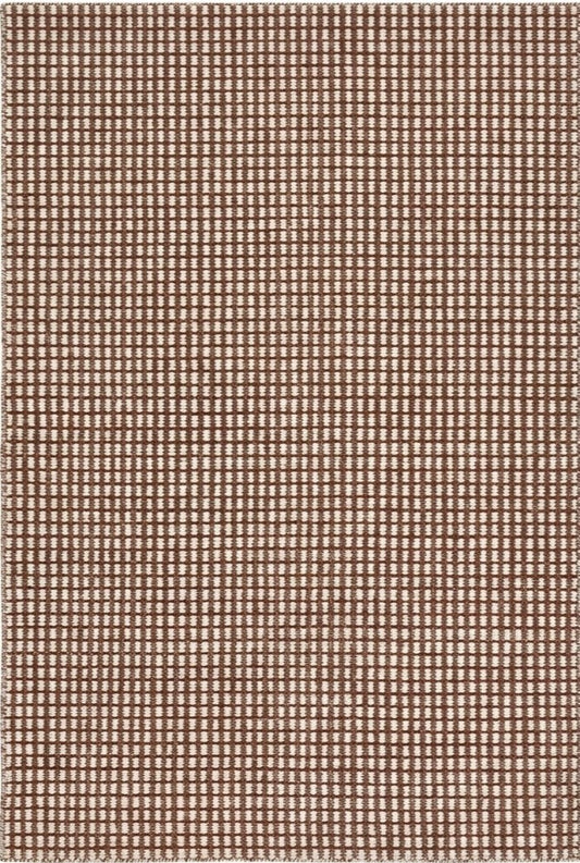The Rustic Check Authentic Wool Handloom Rug