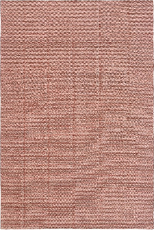 Organic Fiber Rust Red Dhurrie | Artisan Crafted Sustainable Home Decor