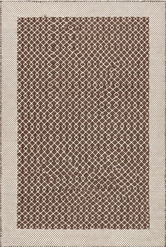 Rustic Grainy Design Handmade Wool Handloom Rug