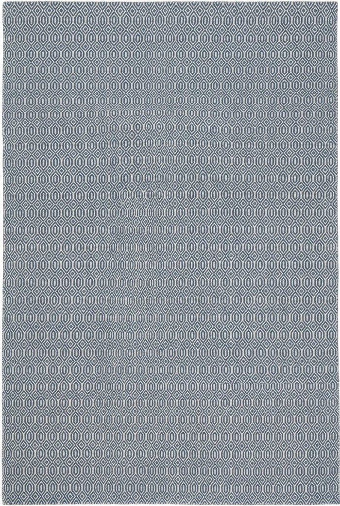 Indigo Lattice Oasis Artisan Woven Area Rug Carpet