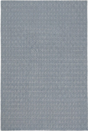 Indigo Lattice Oasis Artisan Woven Area Rug Carpet