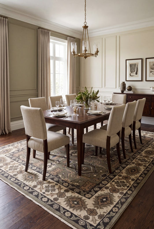 Wool Handknotted Oushak Rug Oversized Rug, Rug For Living Room