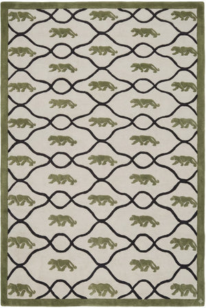 Olive Safari Lattice Abstract Lattice Carpet