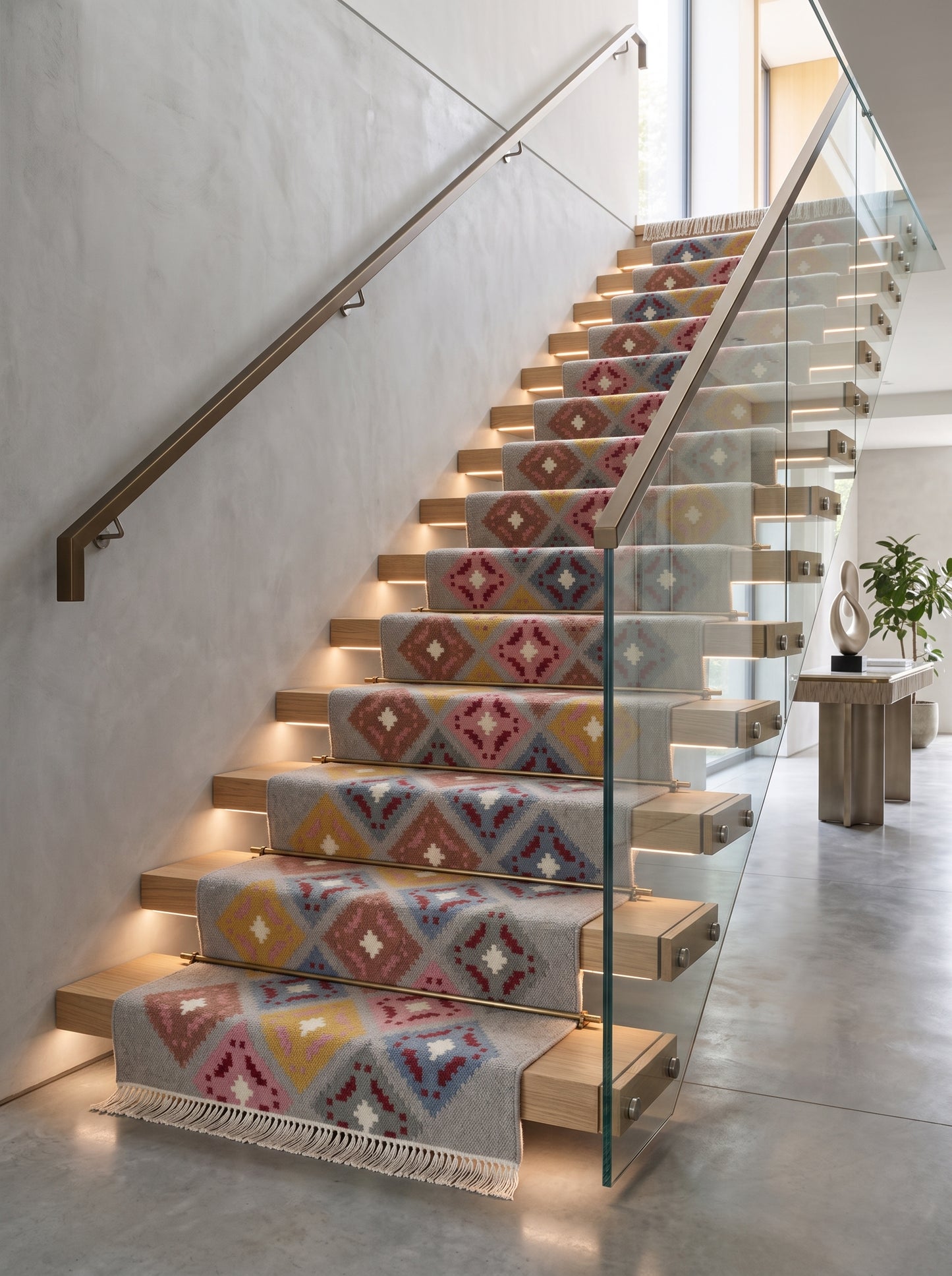 Pastel Argyle Diamond Geometric Area Rug