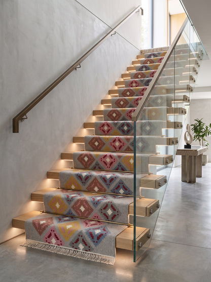 Pastel Argyle Diamond Geometric Area Rug