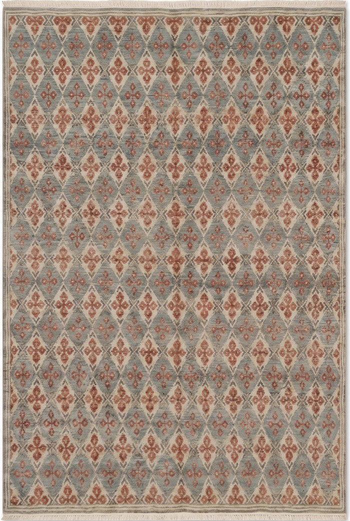 Rust Diamond Trellis Vintage Rustic US UK Home Decor