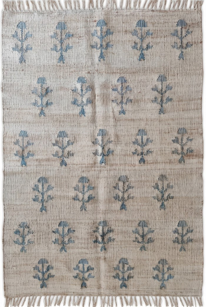 Hand-woven jute Flower Rug Home and Living Room Rug