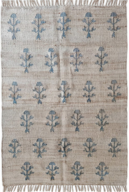 Hand-woven jute Flower Rug Home and Living Room Rug