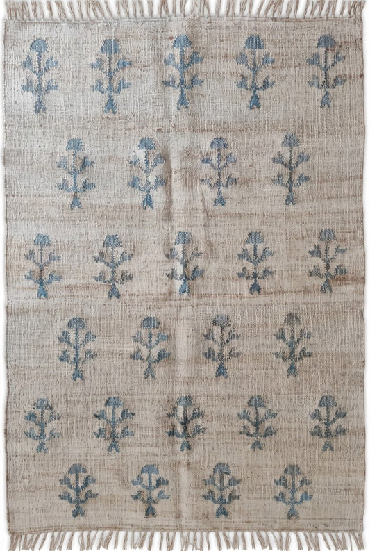 Hand-woven jute Flower Rug Home and Living Room Rug
