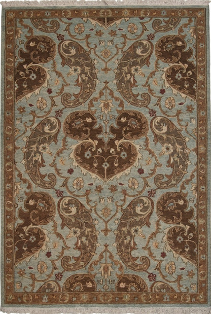 The Azure Paisley Antique Style Soumak Rug