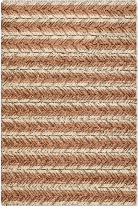 Horizon Grain Stripe Natural Fiber Textured Carpet