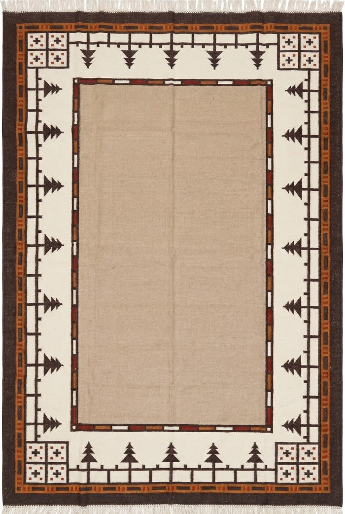Sierra Southwestern Native American Style Dhurrie rug