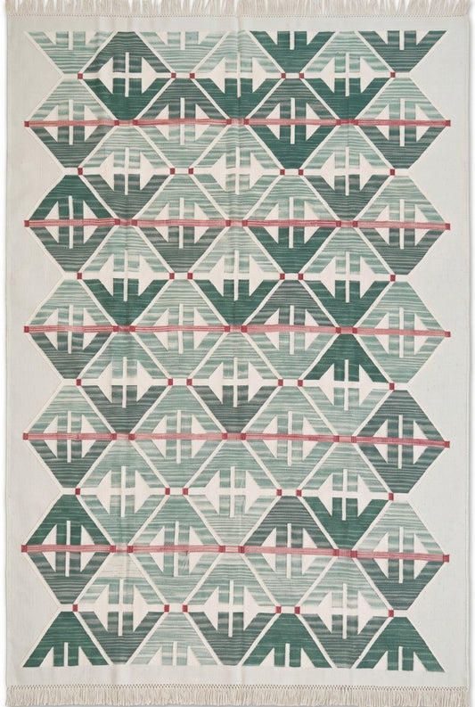 Bauhaus Style Abstract Carpet for Living Room, Minimalist Area Rug