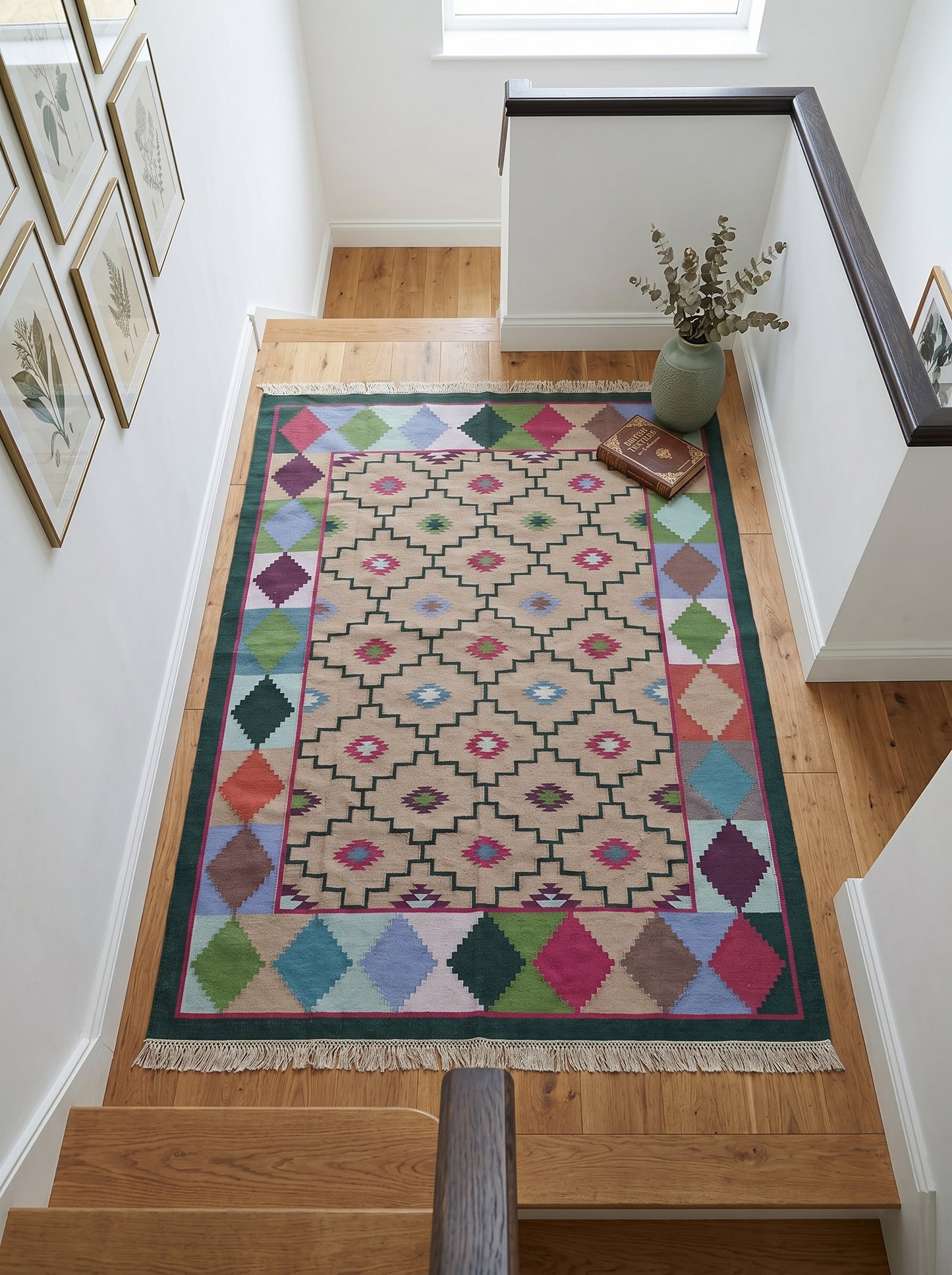 Anatolia Diamond Custom Size Boho Living Room Rug
