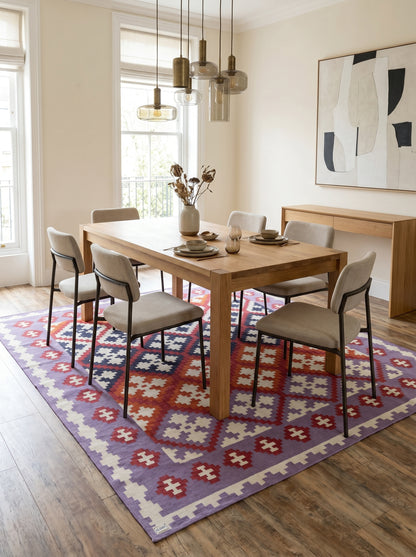 Sunset Ombre Tribal Cross Pattern Area Rug for Living Room Rug