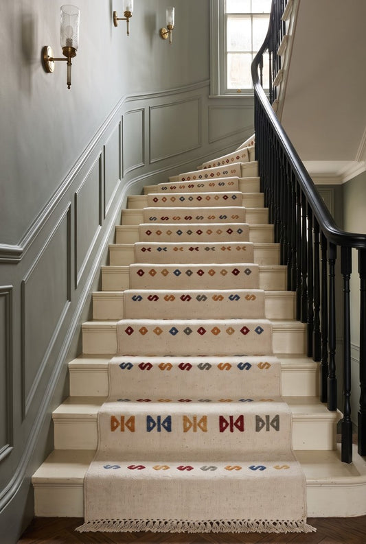 Colorful Diamond Pattern Runner Custom Size Runner