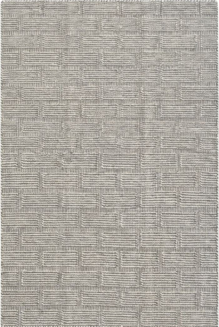 Wool Carpet in Architectural Grid Pattern