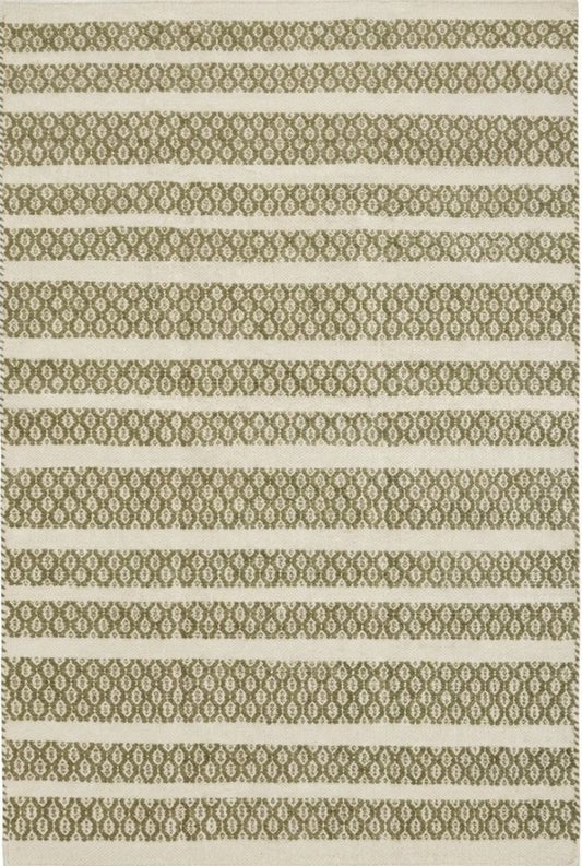 Craftsmanship-Focused Striped Wool Handloom Rug for Modern Decor