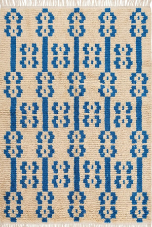Tribal Pattern Moroccan Wool Rug