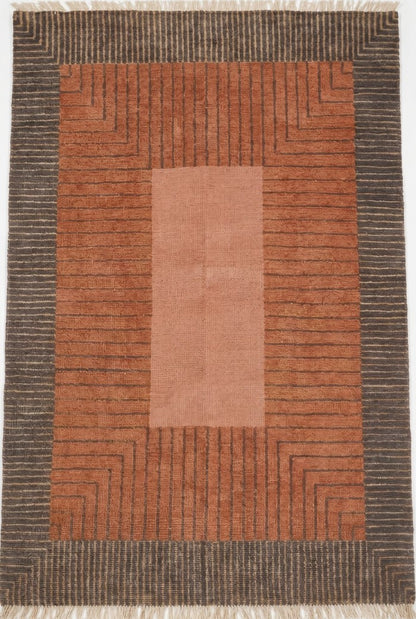 Terra Steps Modern Abstract Linear Area Rug
